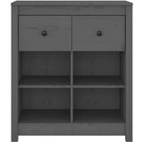  Komoda siva 70x35x80 cm trdna borovina, (20653950) | Shoptok.si