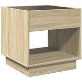  Noćni ormarić s beskonačnim LED boja hrasta sonome 50x50x50 cm | shoptok.hr