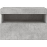 TV ormarić s LED svjetlima siva boja betona 60x30x40 cm | shoptok.hr
