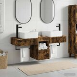  Set namještaja za kupaonicu 3 kom. Dimljeni hrast Smeđa 50 x 41 x 56 cm | shoptok.hr