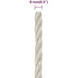  Radno uže bijeli 8 mm 25 m od polipropilena | shoptok.hr