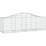  Lučne gabionske košare 10 kom 200x50x60/80 cm pocinčano željezo | shoptok.hr