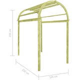  Rešetkasti luk 125 x 150 x 235 cm od impregnirane borovine | Eponuda.com