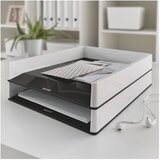  LADICA ZA SPISE WOW LEITZ 53611095 BIJELO-CRNA | shoptok.hr