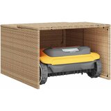  Garaža za robotsku kosilicu bež 86x90x52/57 cm od poliratana | Eponuda.com
