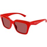 Alexander Mcqueen AM0473S 003 ONE SIZE (53) Rdeča/Rjava Cene
