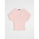 Sinsay Bluza s V izrezom i naborima sprijeda | shoptok.hr