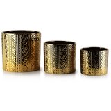Mondex Neva Komplet 3 cvetličnih loncev Xl19,5Xh19Cm D16Xh14Cm M13,5Xh12Cm, (21244580) | Shoptok.si