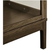 House Nordic Temno rjava vitrina v hrastovem dekorju 47x180x40 cm Zamora – | Shoptok.si