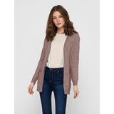 Only Pletena jopa 'Lesly' rjasto rjava / staro roza | Shoptok.si