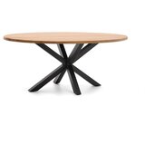 Kave Home Jedilna miza z mizno ploščo iz akacije 100x200 cm Argo – | Shoptok.si