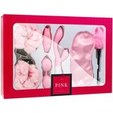 Loveboxxx I love Pink - set za vezanje z vibratorjem (6 kosov) - roza | Shoptok.si