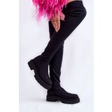 EVENTO Women's Boots Over The Knee Black Brinna | Shoptok.si