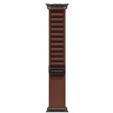 Apple watch ultra 4 gps + cellular 49mm black titanium case with burgundy alpine loop - l (MJC24SE/A) | Eponuda.com