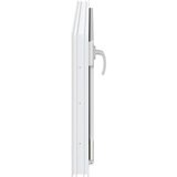  Prozor za podrum RISOR Bijeli 100 x 50 cm PVC i staklo - Bijeli 100 x 50 cm (dvostruki sloj) Nagibanje i okretanje lijevo | shoptok.hr