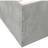  Posteljni okvir betonsko siv 140x190 cm inženirski les | Shoptok.si