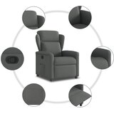 Naslonjač od tkanine tamnosivi | shoptok.hr