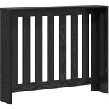 vidaXL Zaslon za radiator Črn hrast 104x20x82 cm Inženirski les | Shoptok.si