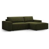 Micadoni Tamno zelena sklopiva kutna garnitura od bouclé tkanine (s desnim kutom) Jodie – Home | shoptok.hr