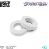 Gaahleri Mobius Nozzle O-Rings (White PTFE) | Beli O-Prstenovi za Diznu Mobius Airbrusha | Eponuda.com