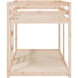 vidaXL Pograd 80x200 cm trdna borovina | Shoptok.si