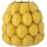 Bloomingville Rumena ročno poslikana vaza iz kamenine (višina 22 cm) Limone – Cene