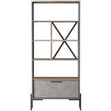 Kalune Design Siva polica za knjige 75,5x161 cm Magda - Cijene