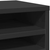  Organizator za pisalno mizo črn 36x26x29,5 cm inženirski les, (21413886) | Shoptok.si