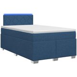  s box springom, madracem i LED-om Plava 120 x 190 cm | shoptok.hr