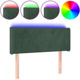 vidaXL LED uzglavlje tamnozeleno 93x16x78/88 cm baršunasto Cijene