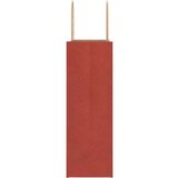  Papirnate vrećice 50 kom s ručkama crvene 26x12x35 cm | shoptok.hr