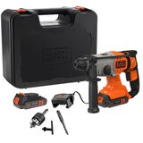 Black & Decker AKU UDARNA BUŠILICA 18V, SDS+2 X 2,5 AH BATERIJA BCD900E2K | shoptok.hr