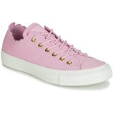 Converse Nizke superge CHUCK TAYLOR ALL STAR FRILLY THRILLS SUEDE OX Rožnata | Shoptok.si