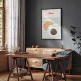  Slika - Parisian Breakfast (1 Part) Vertical 80x120 U crnom drvenom okviru | shoptok.hr