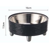 INF Visoka posoda za hišne ljubljenčke iz nerjavečega jekla - udobje in higiena Black, (5000125350) | Shoptok.si