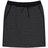 Marisse Cotton Striped Skirt L-Sc-3710 Black_L.Beige | shoptok.hr