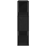  Polica za knjige Crni hrast 100x24x94 cm od konstruiranog drva | shoptok.hr