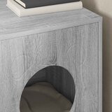  Mačja Kuća Siva Sonoma 42,5 x 40 x 53 cm Konstruirano drvo | shoptok.hr