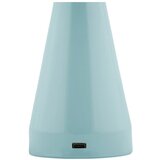 Leitmotiv Svetlo modra LED zatemnitvena namizna svetilka s kovinskim senčilom (višina 20,5 cm) Rachel – | Shoptok.si