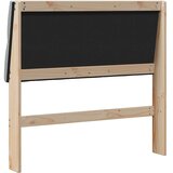  Tapecirani uzglavlje Svijetlo siva 100 cm Čvrsto borovo drvo | shoptok.hr
