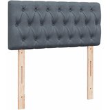  Otomanski okvir kreveta s madraca tamnosivi 90x190cm baršunasti | shoptok.hr