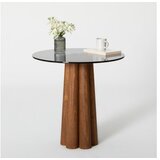Hanah home sto za dnevnu sobu thales walnut dark grey