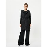 Koton Long Quilted Vest, Pocket Hooded, Tie Waist and Snap Buttons. | shoptok.hr