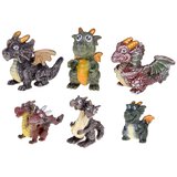  Set figura zmajeva iz bajke, 6 komada, s velikim crvenim zmajem | shoptok.hr