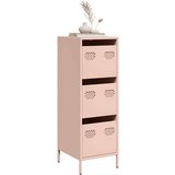 vidaXL Visoka ploča ružičasta 39x35x103,5 cm čelik | shoptok.hr