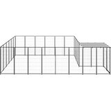  Kavez za pse crni 12,1 m² čelični | shoptok.hr