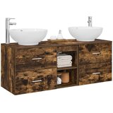  Set namještaja za kupaonicu 3 kom. Dimljeni hrast | shoptok.hr