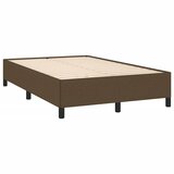 box spring s madracem tamnosmeđi 120 x 190 cm od tkanine | shoptok.hr