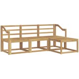  Set vanjskih sofa 4 pcs Bijela 185,5 x 122,5 x 73 cm | shoptok.hr