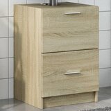  The Living Store Omarica za umivalnik sonoma hrast 40x37x59 cm inženirski les - Omarica Za Umivalnik, (21486165) Cene